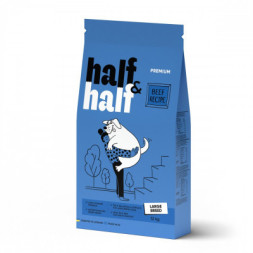 Сухий корм для собак Half&amp;Half для великих порід з яловичиною 12 кг (4820261920772)