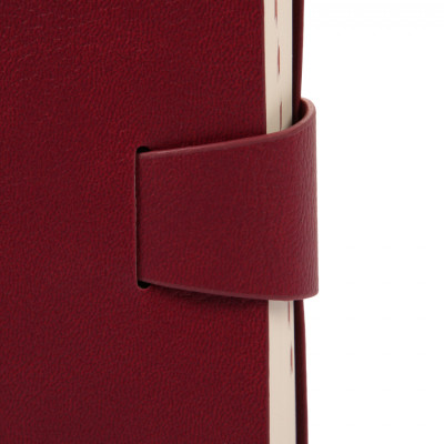 Тижневик Leo planner датований 2026 &quot;Alpha&quot;, м‘який, бордовий, 352 сторінки (252630)