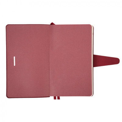 Тижневик Leo planner датований 2026 &quot;Alpha&quot;, м‘який, бордовий, 352 сторінки (252630)