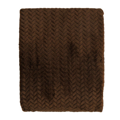 Плед Ardesto Jacquard Braid 200х220см, 100% поліестер, коричневий (ART0206JB)