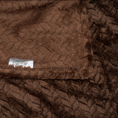 Плед Ardesto Jacquard Braid 200х220см, 100% поліестер, коричневий (ART0206JB)