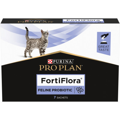 Пробіотична добавка для тварин Purina Pro Plan FortiFlora Feline Probiotic 7х1 г (8445290041173)
