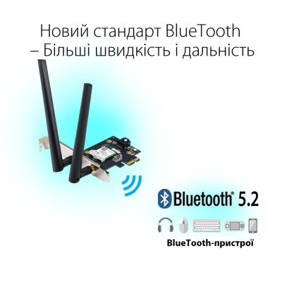 Мережева карта Wi-Fi ASUS PCE-AX1800