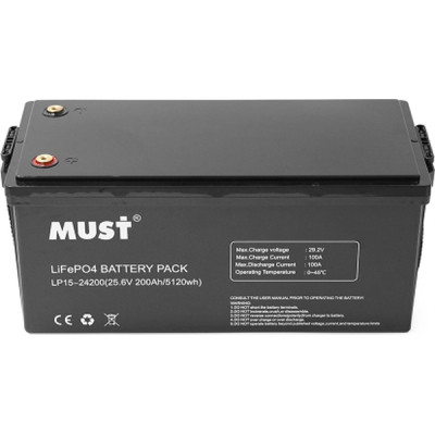 Батарея LiFePo4 Must 25.6V - 200Ah (LP15-24200)