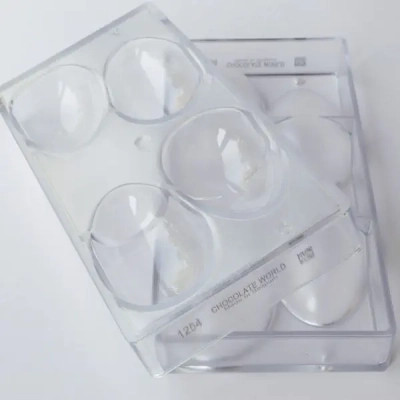 Форма для шоколаду Chocolate World Яйце 100x65x35 мм 4 шт x 135 г (1254 CW)