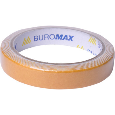 Скотч Buromax двосторонній на пінній основі 18 мм х 2 м (BM.7513)