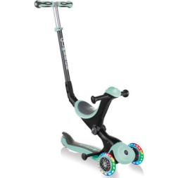 Самокат Globber Go Up Deluxe Lights 5 в 1 Led м'ятний (646-206)