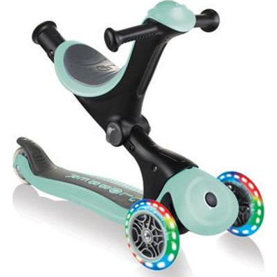 Самокат Globber Go Up Deluxe Lights 5 в 1 Led м&#039;ятний (646-206)