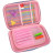 Пенал Cool For School 1 відділення з органайзером рожевий (QT-5630-Pink)