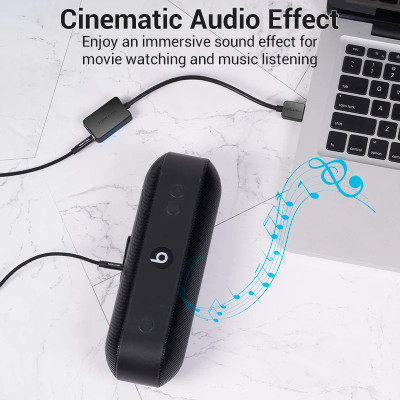 Звукова плата Vention Audio USB 2х3,5 мм jack 0.15m (CDYB0)
