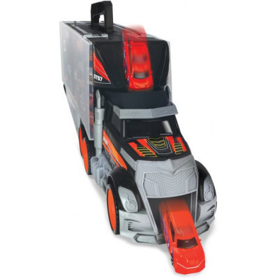 Ігровий набір Dickie Toys Трейлер перевізник авто, вантажівка з ручкою (3749023)