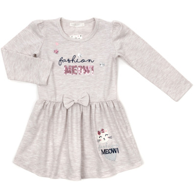Плаття дитяче POP FASHION з котиком (6726-104G-beige)