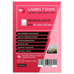 Протектор для карт Games7Days 43 х 65 мм, Mini Chimera, 50 шт (PREMIUM) (GSD-024365)