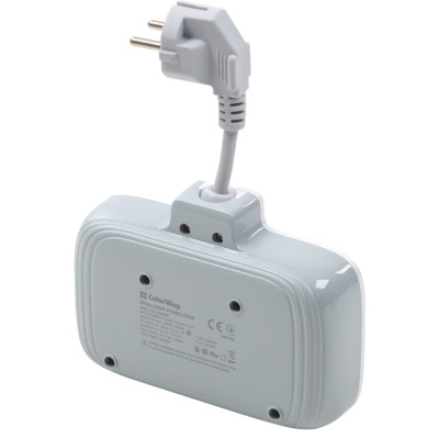 Мережевий фільтр живлення ColorWay CW-CHE24PDW 2 розетки/4USB (CW-CHE24PDW)