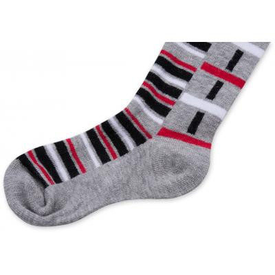 Колготки дитячі BNM в різнокольорові смужки (M0C0301-1037-5B-gray)