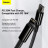Дата кабель USB-C to Lightning 2.0m Tungsten Gold Fast Charging, PD 20W black Baseus (CATLWJ-A01)