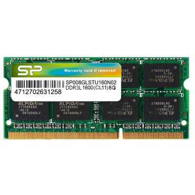 Модуль пам&#039;яті для ноутбука SoDIMM DDR3L 8GB 1600 MHz Silicon Power (SP008GLSTU160N02)