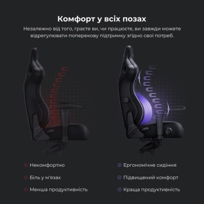 Крісло ігрове Anda Seat Kaiser 4 PVC Size XL Orange (AD12YDDC-XLL-20-O-PV/C)