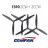 Пропелер для дрона Gemfan 13X10 Glass Fiber Nylon 3 Blade 1CW/1CCW- Black (X1310-B)