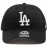 Кепка 47 Brand LOS ANGELES DODGERS RAISED BAS B-RAC12CTP-BKA чорний, сірий (194602042855)