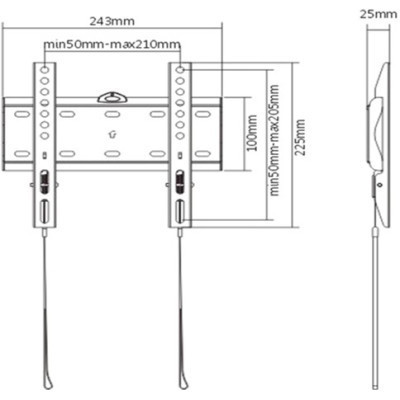 Кронштейн Gembird WM-42F-01