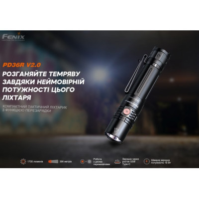 Ліхтар Fenix PD36R V2.0 (PD36RV20)