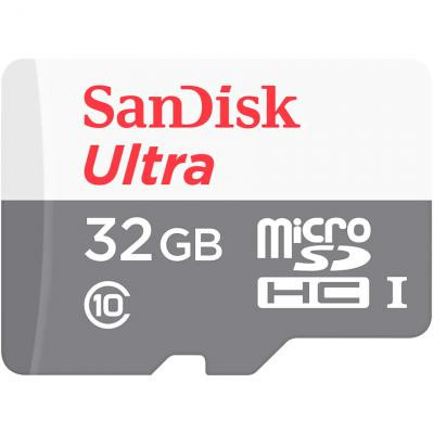 Карта пам&#039;яті SanDisk 32GB microSD class 10 Ultra Light (SDSQUNR-032G-GN3MN)