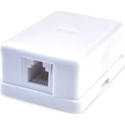 Телефонная розетка Eserver 1xRJ12 (WT-6009)