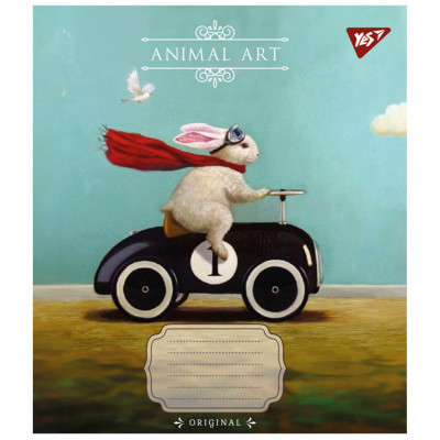 Зошит Yes Animal art 60 аркушів лінія (767153)