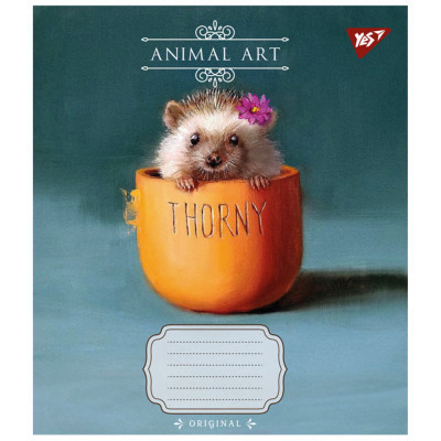 Зошит Yes Animal art 60 аркушів лінія (767153)