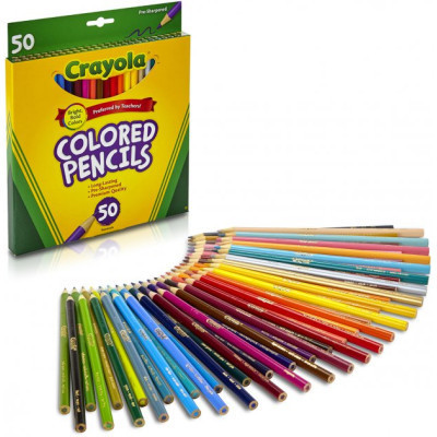 Олівці кольорові Crayola 50 шт (68-4050)
