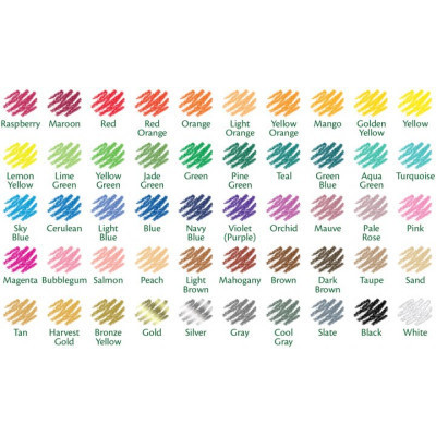 Олівці кольорові Crayola 50 шт (68-4050)