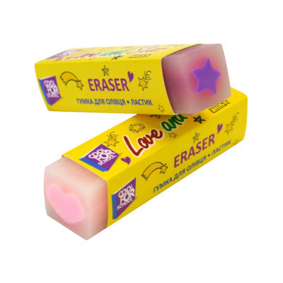 Гумка Cool For School для олівця PVC в індивідуальній упаковці Love&amp;Star (CF81739)