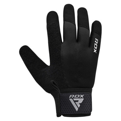 Рукавички для фітнесу RDX W1 Full Finger Plus Black S (WGA-W1FB-S+)