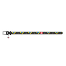 Нашийник для тварин WAUDOG Design з QR паспортом &quot;Дім&quot; XL Ш 35 мм Д 46-59 см (чорний) (3606-0230-01)
