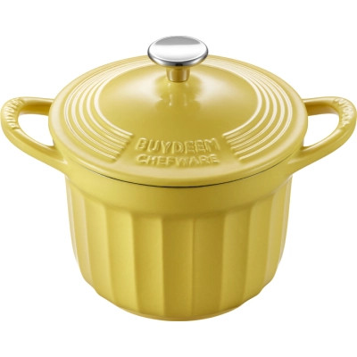 Гусятниця Buydeem CP541 Mellow Yellow чавунна емальована 1.8 л (CP541-MY)