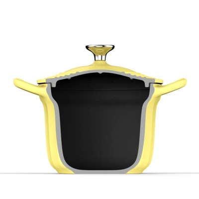 Гусятниця Buydeem CP541 Mellow Yellow чавунна емальована 1.8 л (CP541-MY)