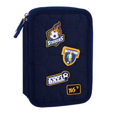 Пенал Yes Football Gamer HP-01 твердий подвійний (533642)