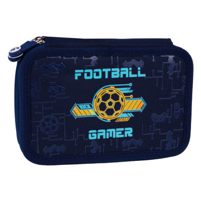 Пенал Yes Football Gamer HP-01 твердий подвійний (533642)