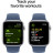 Смарт-годинник Apple Watch SE 2024 GPS 44mm Silver Aluminium Case with Denim Sport Band - M/L (MXER3QH/A)