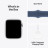 Смарт-годинник Apple Watch SE 2024 GPS 44mm Silver Aluminium Case with Denim Sport Band - M/L (MXER3QH/A)