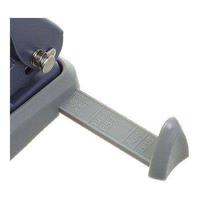 Діркопробивач Buromax металевий MORANDI STYLE, до 25 аркушів, 115 х 96 х 89 мм, синій (BM.4042-02)