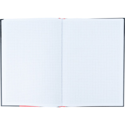 Книга записна Axent Colors А4, 80 аркушів, клітинка, червона (8421-08-A)