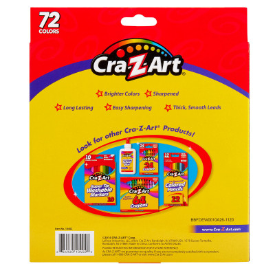 Олівці кольорові Cra-Z-Art 72 кольорів (10402CRA)