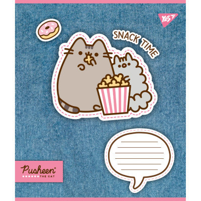 Зошит Yes Pusheen. Snack time 12 аркушів лінія (767229)