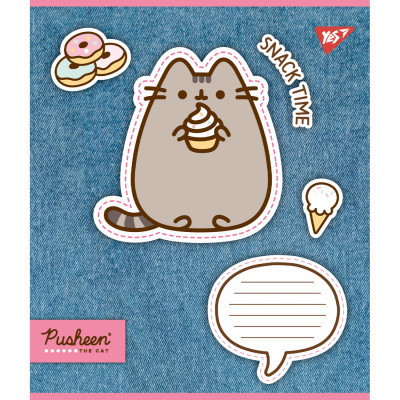 Зошит Yes Pusheen. Snack time 12 аркушів лінія (767229)