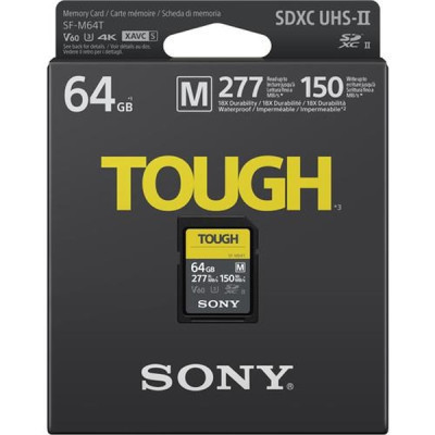 Карта пам&#039;яті Sony 64GB SDXC class 10 UHS-II U3 V60 Tough (SFM64T.SYM)