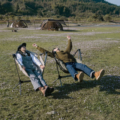 Крісло складане Naturehike -качалка NH21JJ004 бежеве (6927595782958)