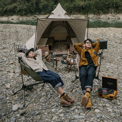 Крісло складане Naturehike -качалка NH21JJ004 бежеве (6927595782958)