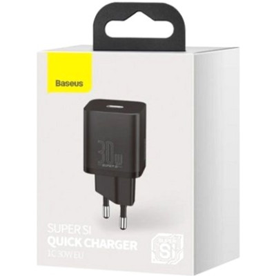 Зарядний пристрій Baseus Super Si quick charger IC 30W Black (CCSUP-J01)